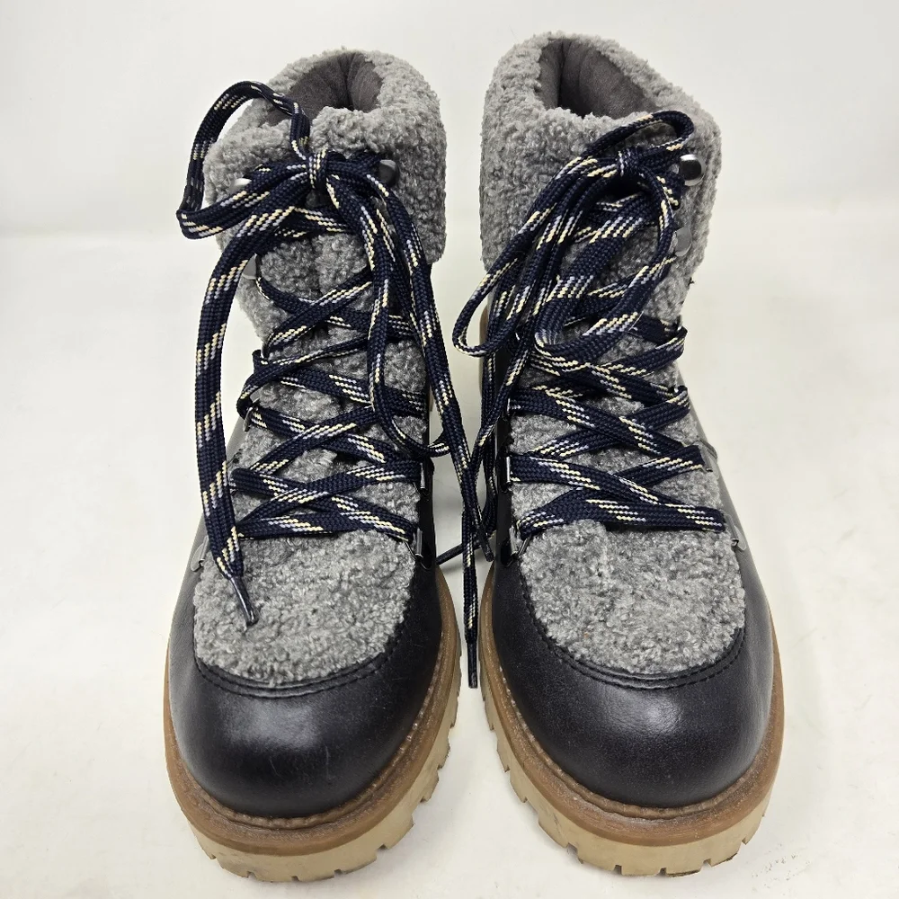 CIRCUS by SAM EDELMAN Kilbourne‎ Faux Fur Winter Lug Boots Size 9